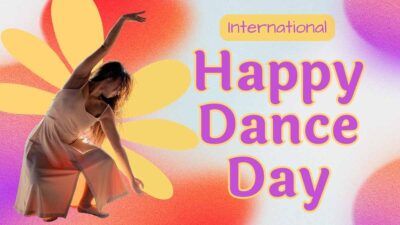 Slides Carnival Google Slides and PowerPoint Template Abstract International Happy Dance Day 2