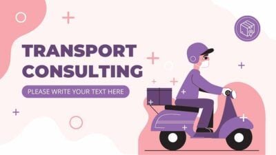 Abstract Pastel Transport Consulting
