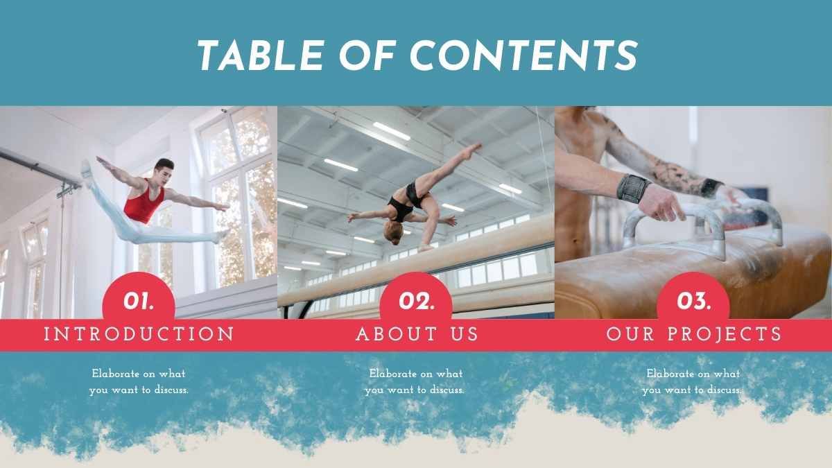 Abstract Rhythmic Gymnastics School Presentation - slide 2