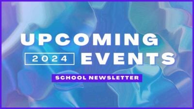 Slides Carnival Google Slides and PowerPoint Template Abstract Upcoming Events School Newsletter 1