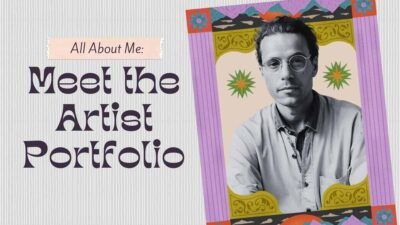 Slides Carnival Google Slides and PowerPoint Template Aesthetic All About Me: Meet the Artist Portfolio 1
