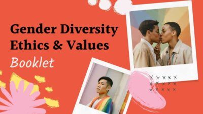 미적 성 다양성 윤리 및 가치 책자