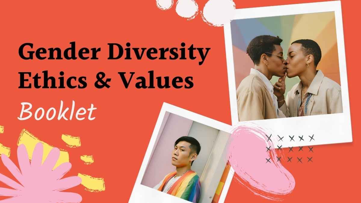 Diversidad estética de género Folleto de ética y valores - diapositiva 0