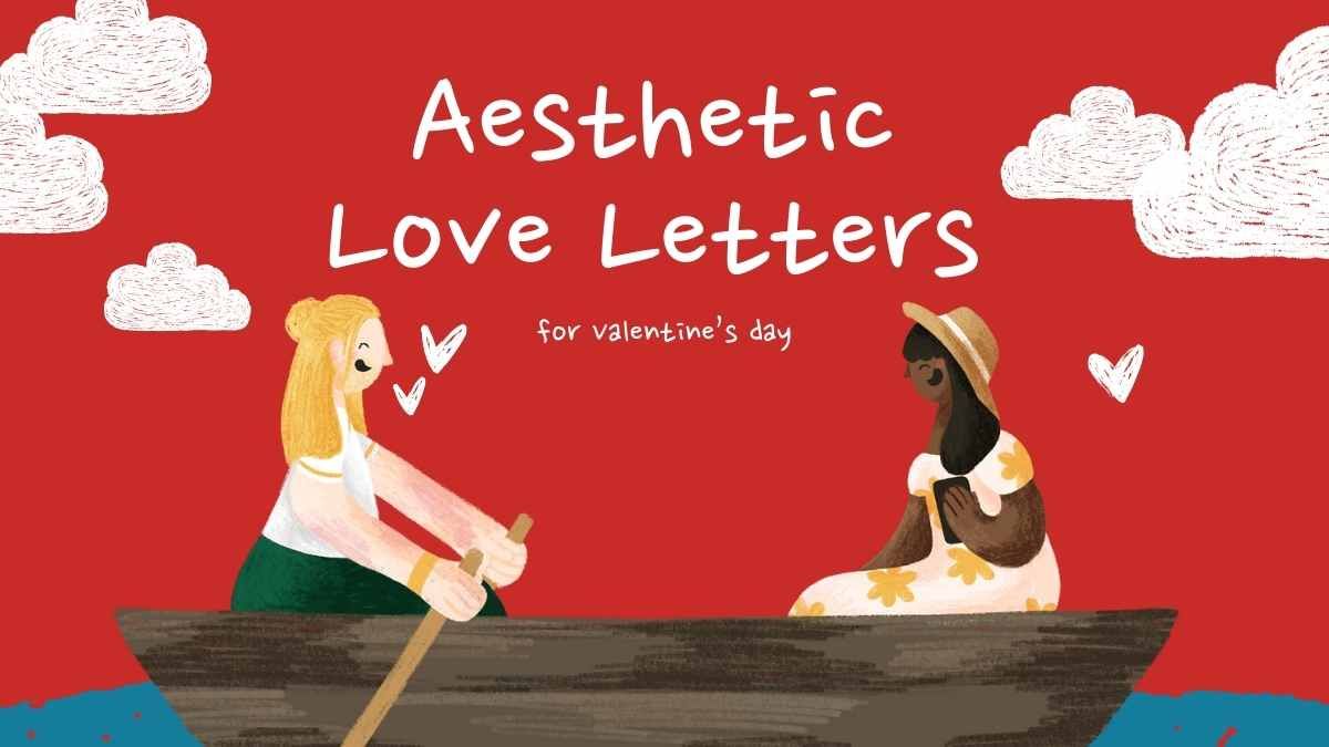 Cartas de amor estéticas para o Dia dos Namorados - slide 0