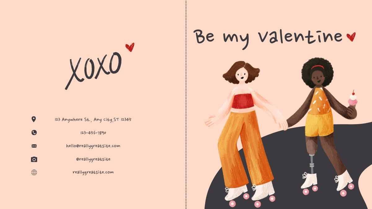 バレンタインデーのための美しいラブレター - slide 11