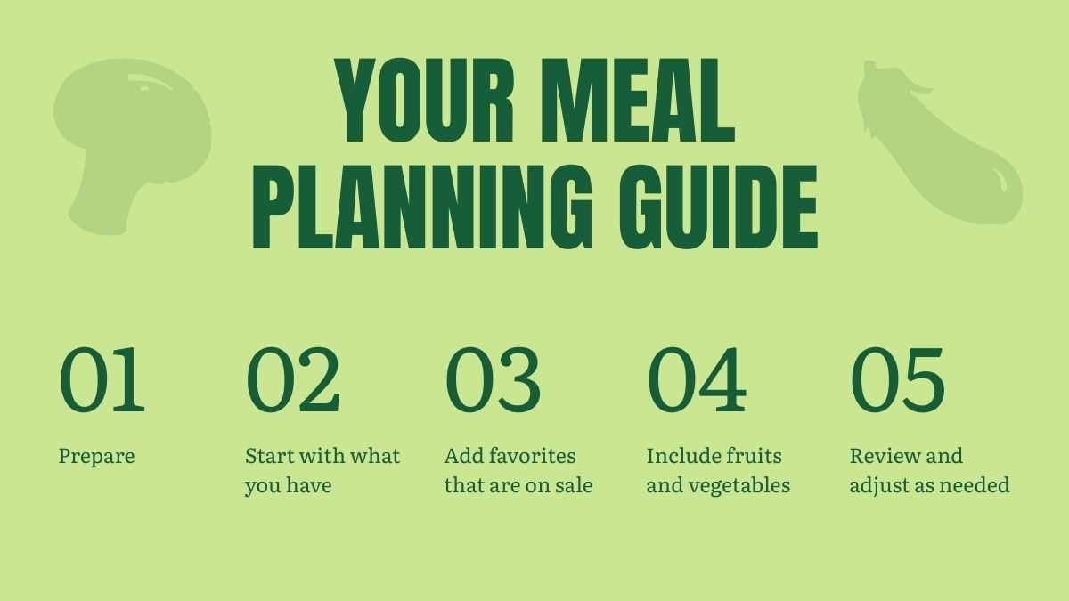 Aesthetic Meal Planning Slides - slide 4