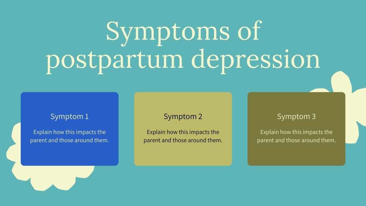 Aesthetic Postpartum Depression Slides - slide 5