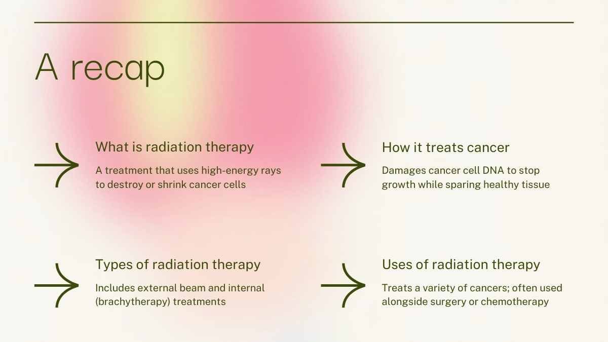 Aesthetic Radiation Therapy Slides - slide 12