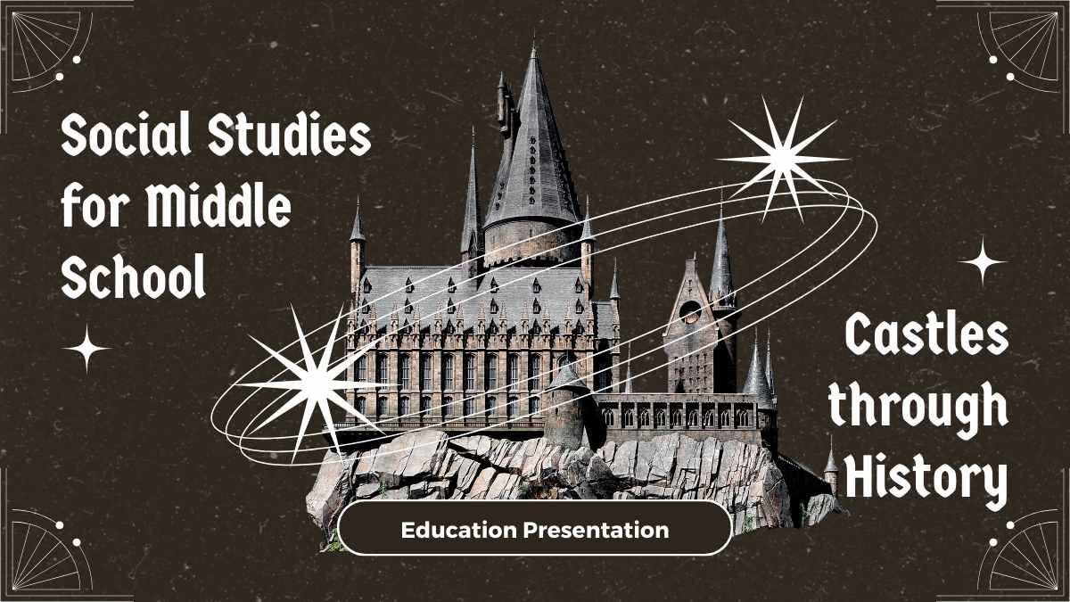Estudos sociais estéticos: Castelos ao longo da história - slide 0