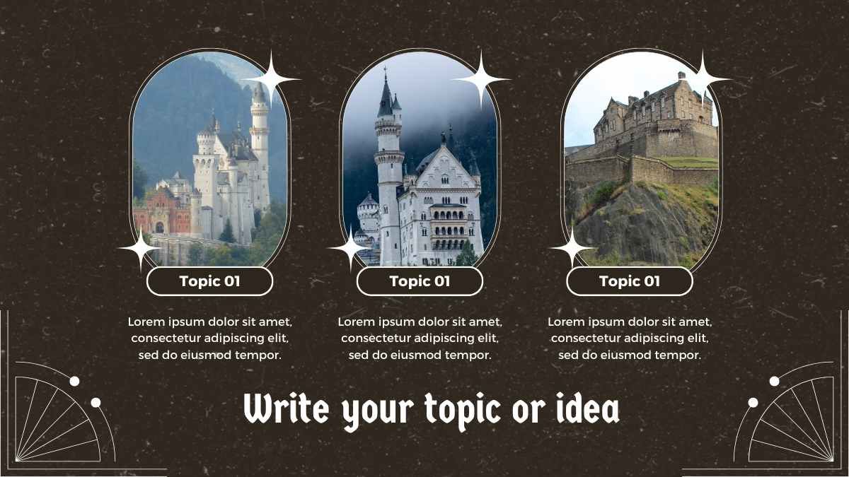 Estudos sociais estéticos: Castelos ao longo da história - slide 3