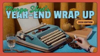 Aesthetic Year-End Wrap Up Slides
