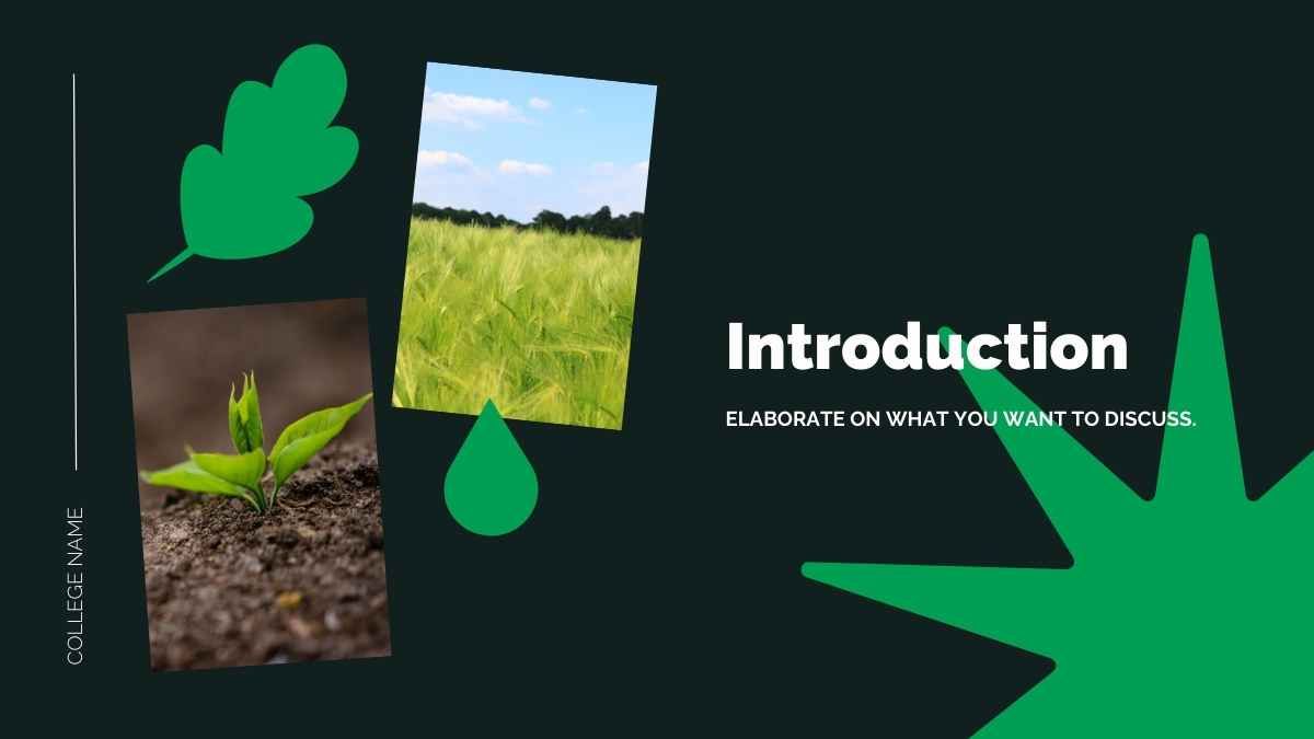 대학에서 농업 전공: 환경 과학 - slide 4
