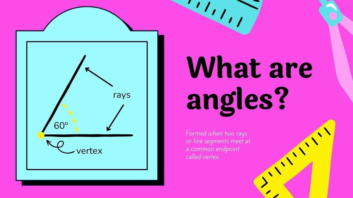 Angles and Angle Pairs Lesson for Elementary - slide 3