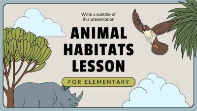 Animal Habitats Science Lesson for Elementary