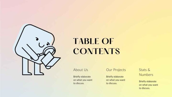 Animated App Pitch Deck Blue and Yellow Illustrative Modern Business ...