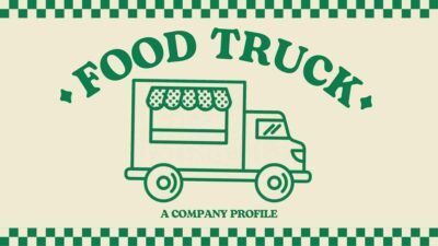 Animated Fast Food Truck Company Profile