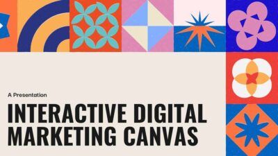 Animated Geometric Interactive Digital Marketing Canvas