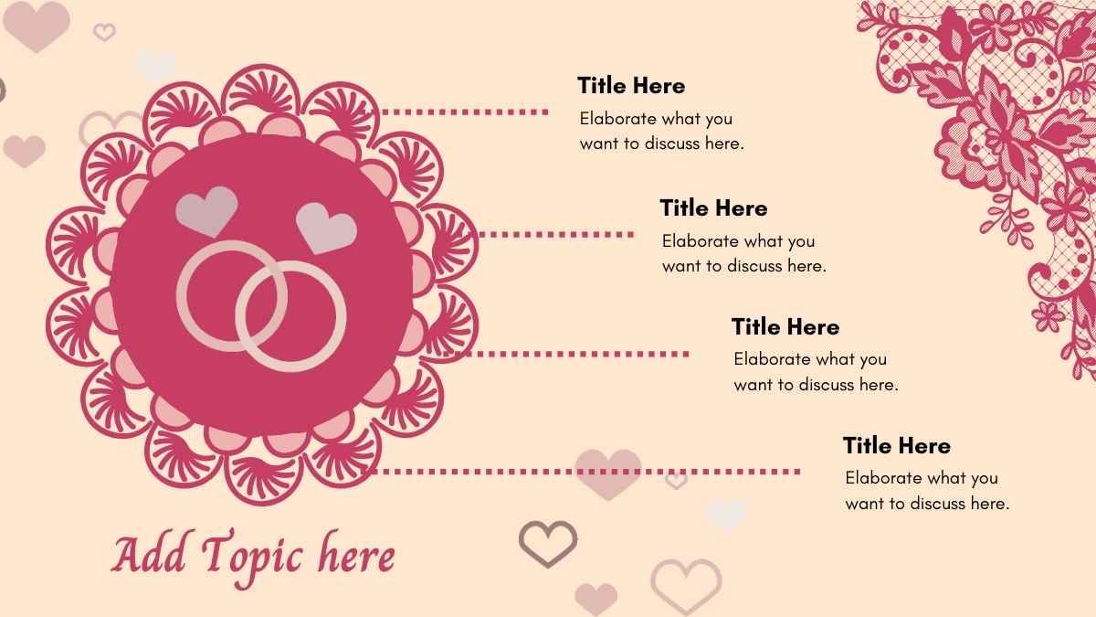 Animated Love Wedding Stickers MK Plan - slide 9