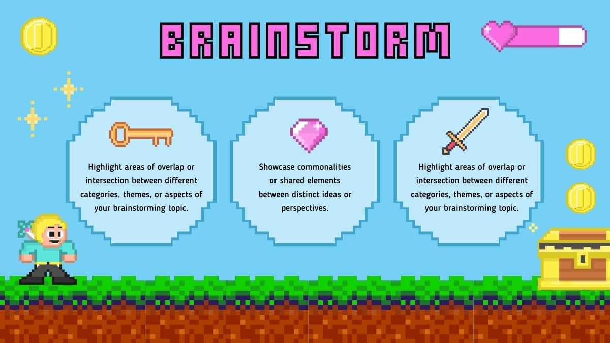 Animated Pixel Brainstorm Presentation - slide 14
