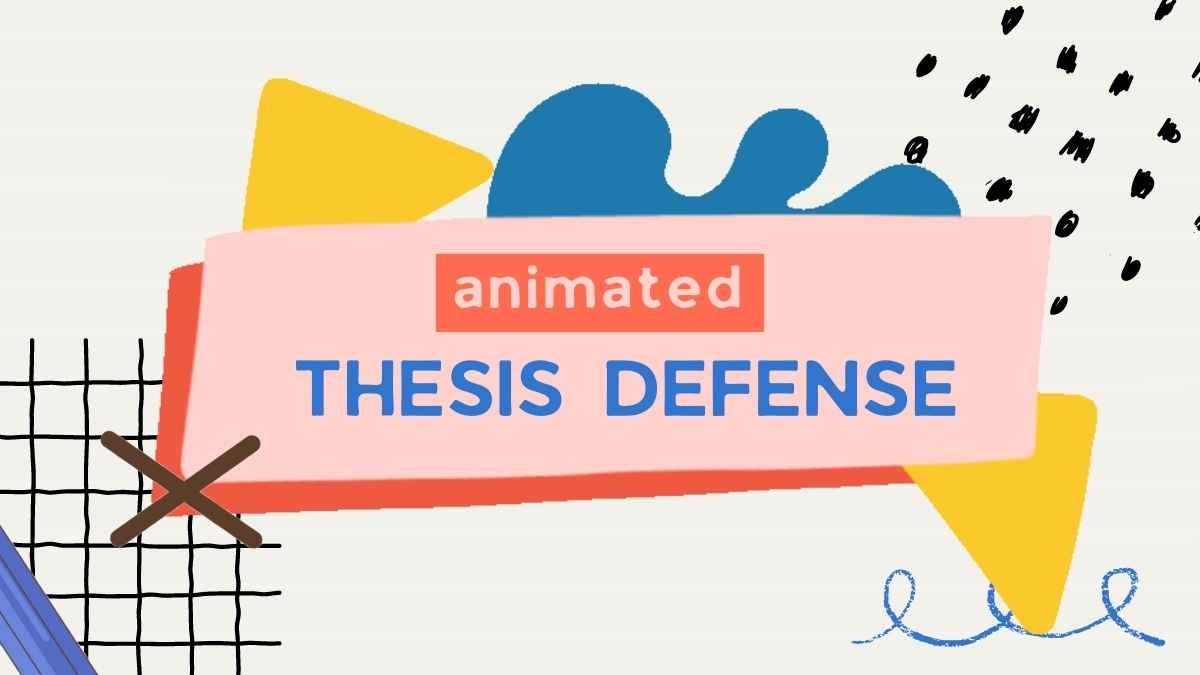 Animated Thesis Defense - slide 0
