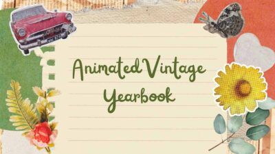 Animated Vintage Yearbook