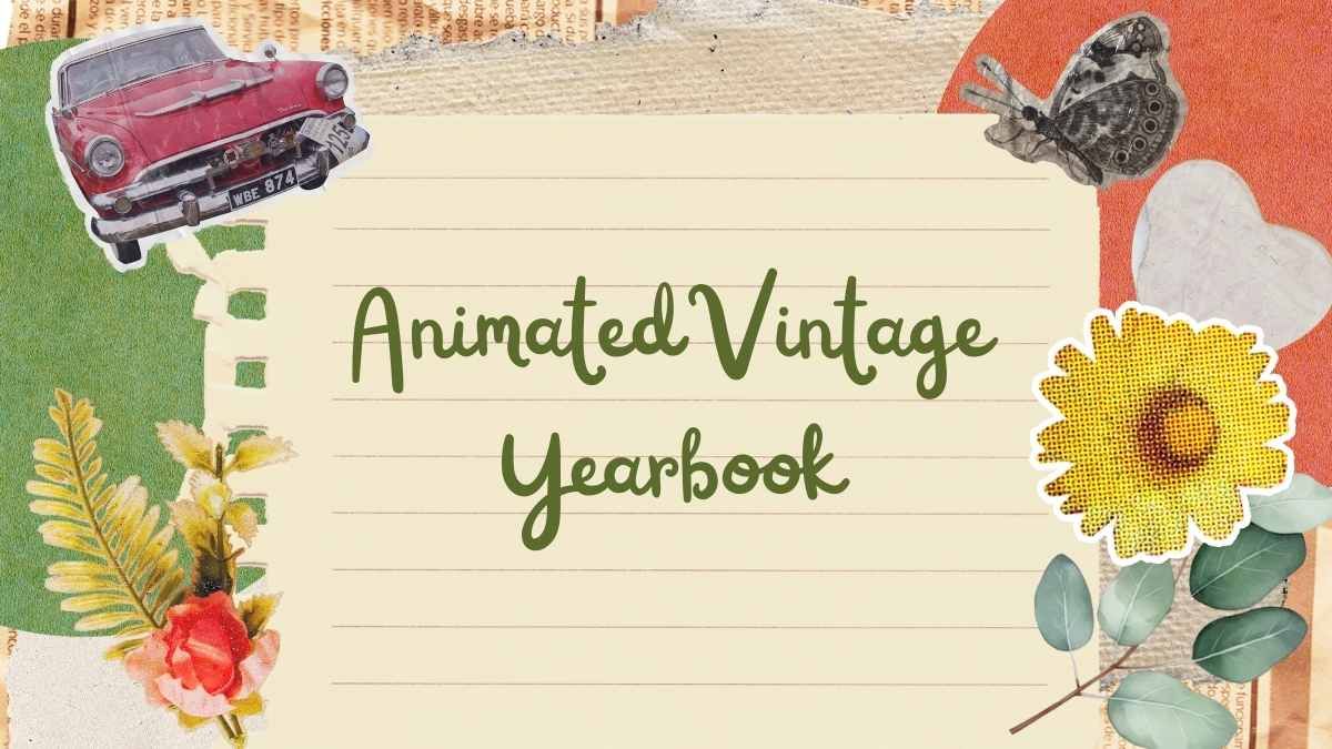 Animated Vintage Yearbook - slide 0