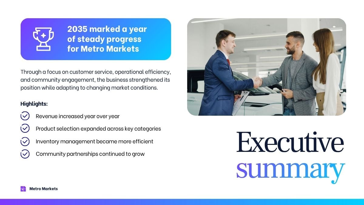 Annual Report Presentation - slide 3