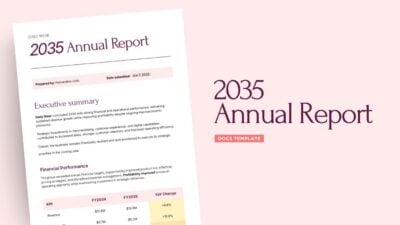Annual Report Summary Doc