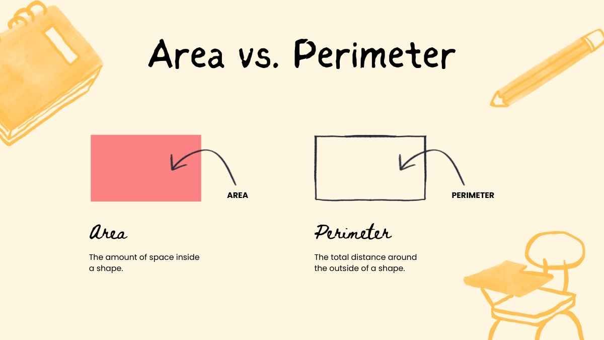 Lição sobre área e perímetro de retângulos para o ensino médio - slide 10
