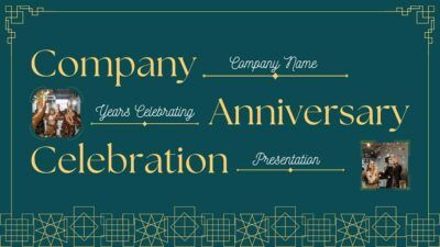 Slides Carnival Google Slides and PowerPoint Template Art Deco Company Anniversary Celebration 2