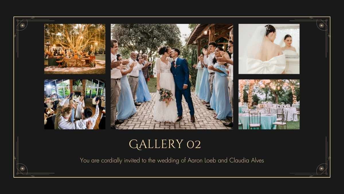 Art Deco Event Planning for Weddings - slide 6