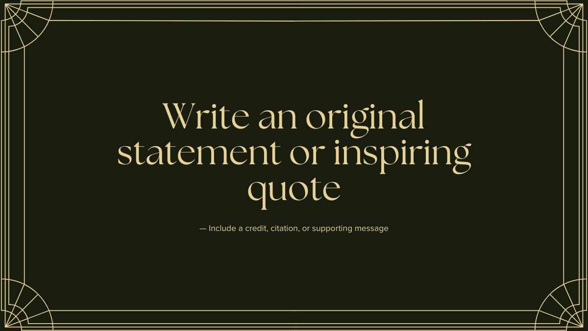 Professional Art Deco Luxury Gala for a Charity Event Slides - slide 15