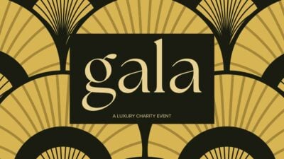 Slides Carnival Google Slides and PowerPoint Template Art Deco Luxury Gala for a Charity Event 16