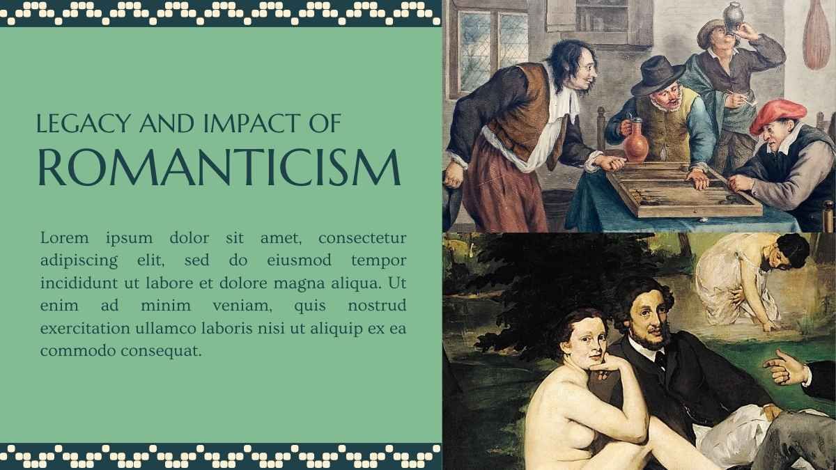 Art Nouveau Arts Subject for High School: Romanticism - slide 9