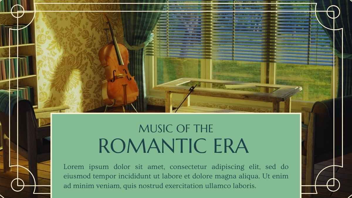 Art Nouveau Arts Subject for High School: Romanticism - slide 11