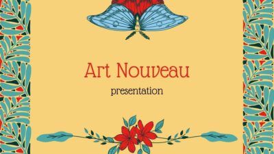 Art Nouveau Style Educational Presentation