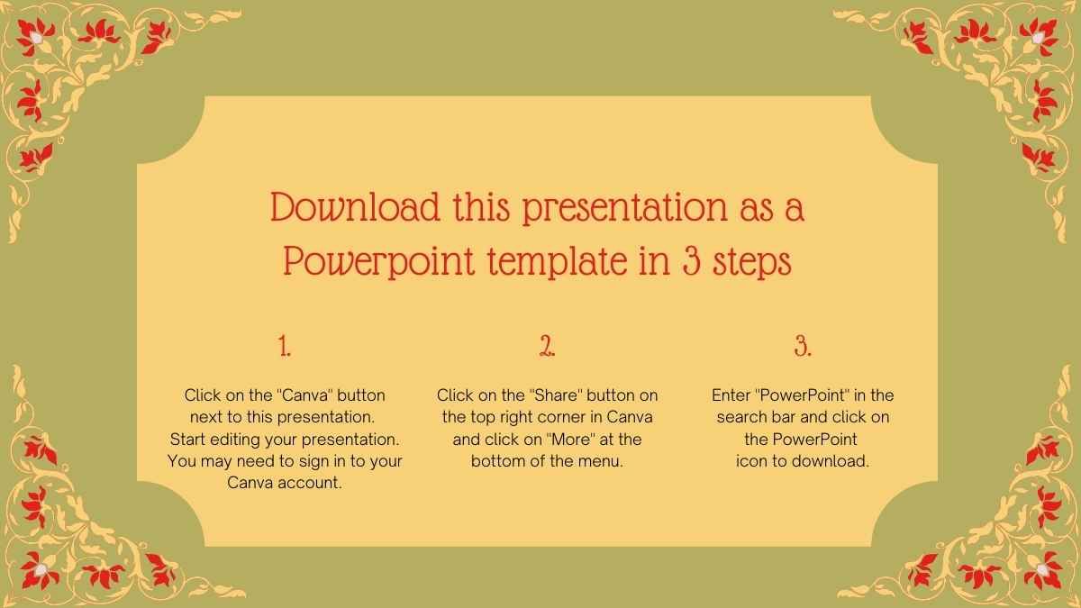 Art Nouveau Style Educational Presentation - slide 1
