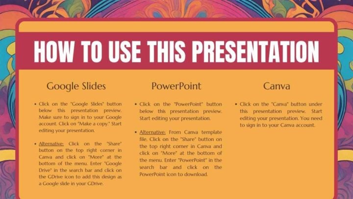 Art Nouveau Style Backgrounds. Free PPT & Google Slides Template ...