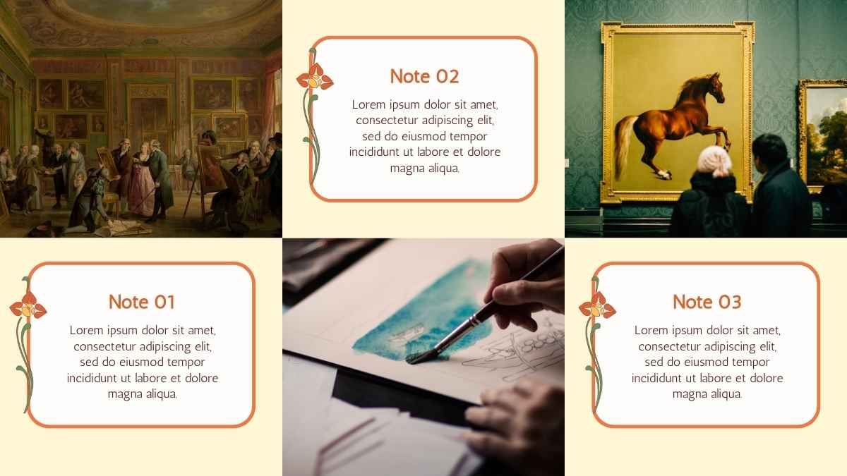 Art Nouveau Style Notes for School - slide 9