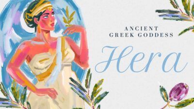 Slides Carnival Google Slides and PowerPoint Template Artistic Ancient Greek Goddess: Hera 1