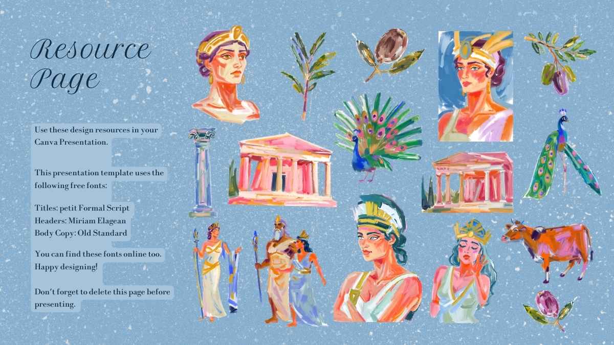 Slide Dewi Yunani Kuno Hera yang Artistik - slide 15