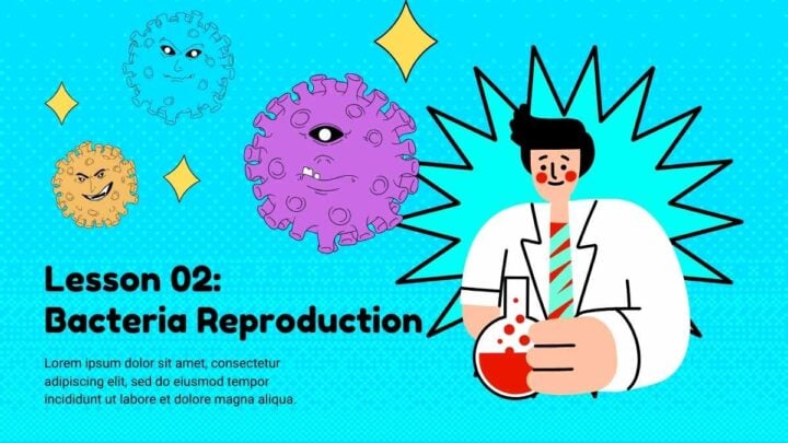 Bacteria and Viruses Lesson for Elementary. Free PPT & Google Slides ...