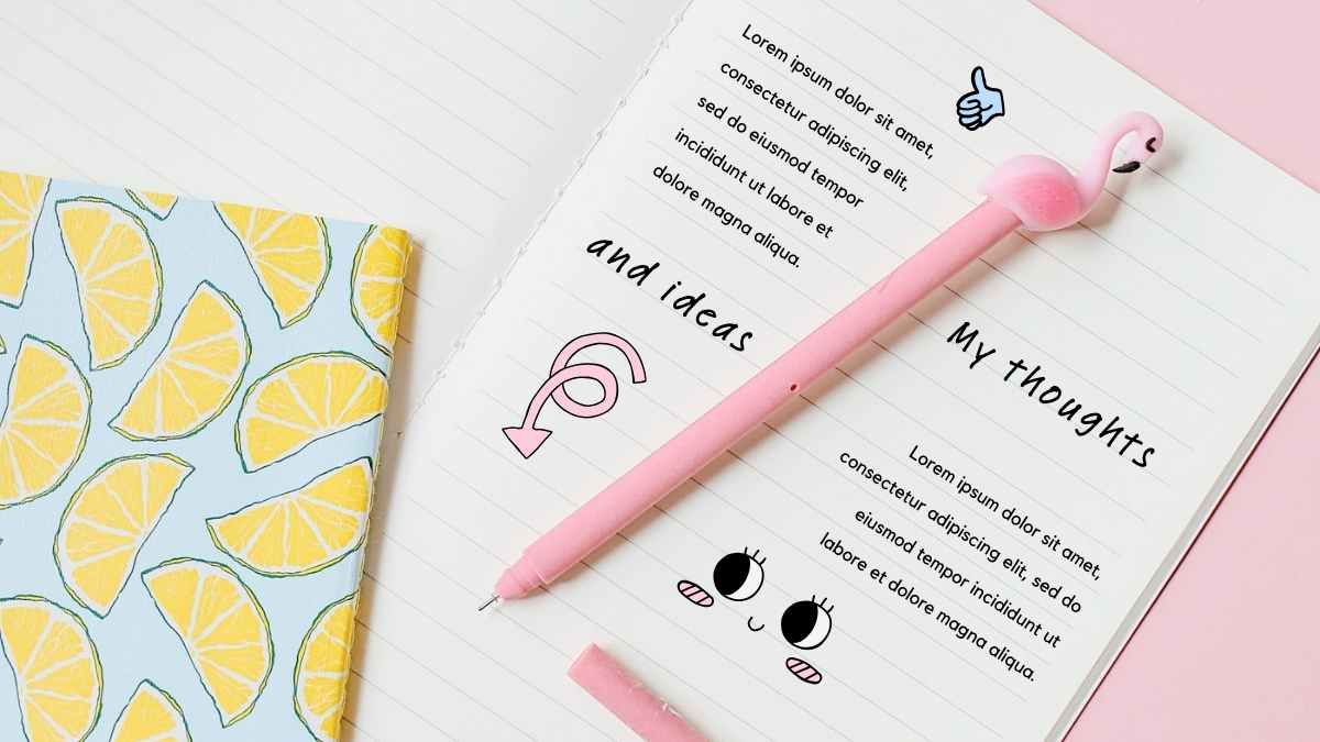 Ballpoint Pen Style Journal - slide 9