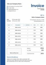 Basic Consulting Invoice