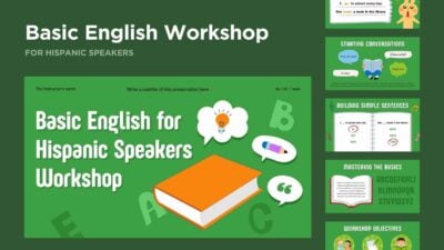 Cute Basic English for Hispanic Speakers Workshop