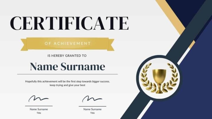 Thank You Certificates. Free PPT & Google Slides Template — SlidesCarnival
