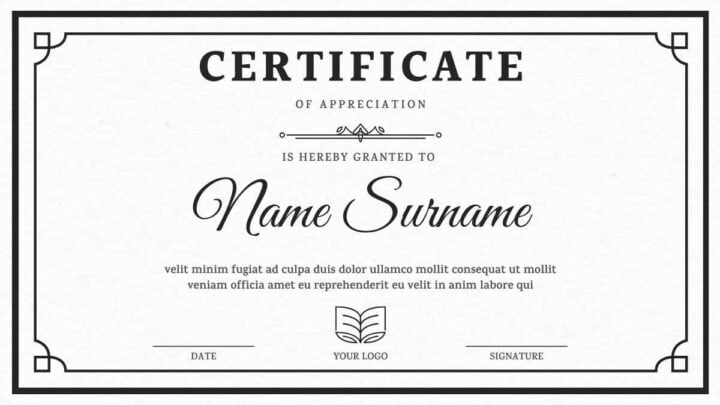 Thank You Certificates. Free PPT & Google Slides Template — SlidesCarnival