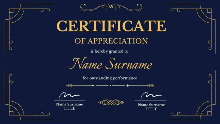 Thank You Certificates. Free PPT & Google Slides Template — SlidesCarnival