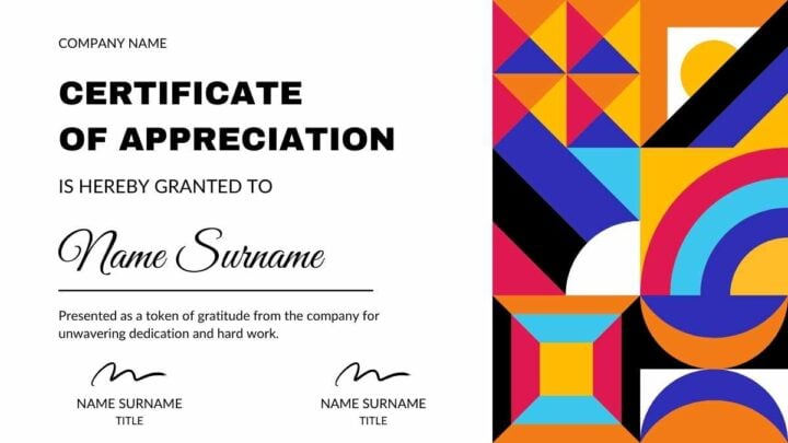 Thank You Certificates. Free PPT & Google Slides Template — SlidesCarnival