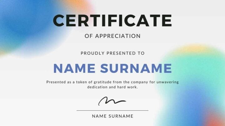 Thank You Certificates. Free PPT & Google Slides Template — SlidesCarnival